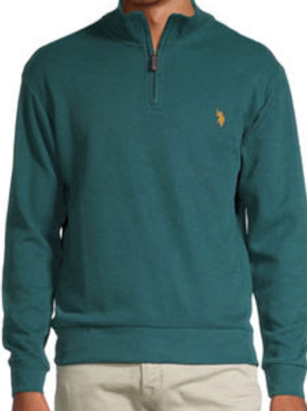 Polo Quarter-Zip Sweater